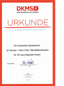 DKMS Aktion Donner + Kern Eisleben